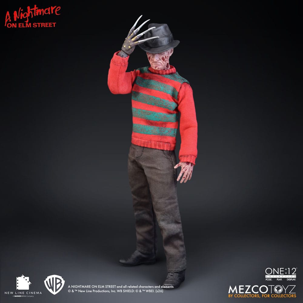 FREDDY KRUEGER PESADILLA EN ELM STREET FIGURA 1/12 ONE:12 COLLECTIVE 17 CM MEZCO TOYZ