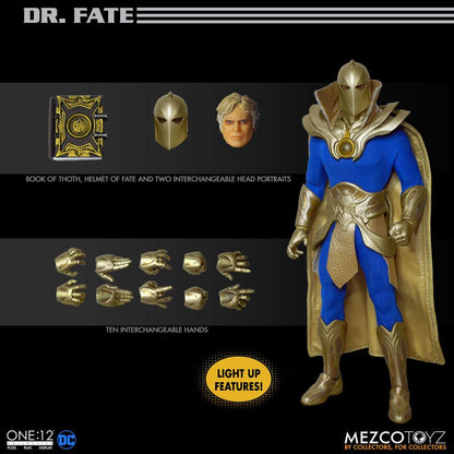 DOCTOR FATE DC COMICS FIGURA 1/12 ONE:12 COLLECTIVE 16 CM MEZCO TOYZ