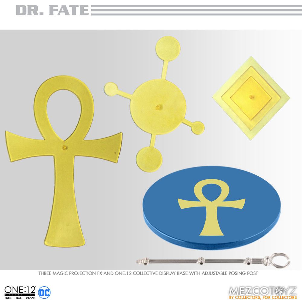 DOCTOR FATE DC COMICS FIGURA 1/12 ONE:12 COLLECTIVE 16 CM MEZCO TOYZ