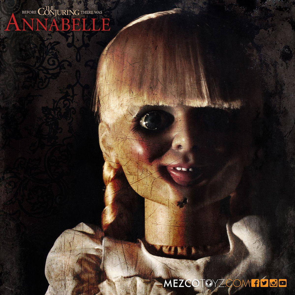 ANNABELLE THE CONJURING RÉPLICA MUÑECA 46 CM MEZCO TOYZ