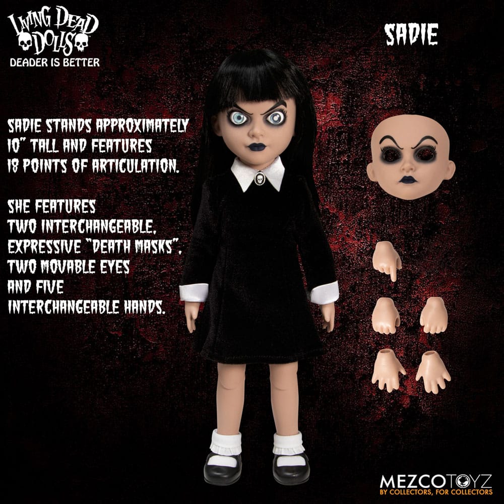 SADIE LIVING DEAD DOLLS MUÑECA 25 CM MEZCO TOYZ