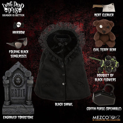 SADIE LIVING DEAD DOLLS MUÑECA 25 CM MEZCO TOYZ