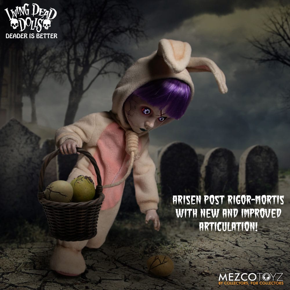 EGGZORCIST LIVING DEAD DOLLS MEZCO TOYZ 25 CM