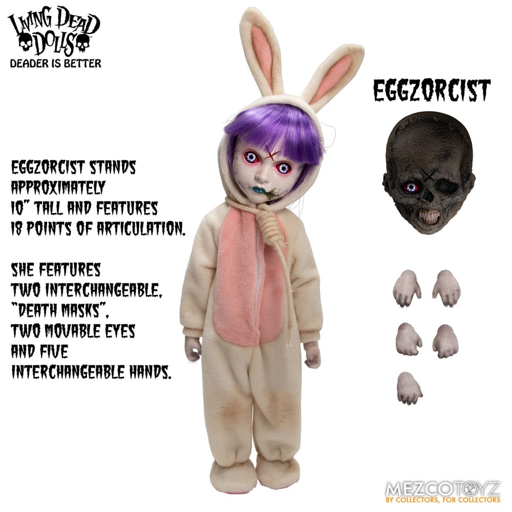 EGGZORCIST LIVING DEAD DOLLS MEZCO TOYZ 25 CM