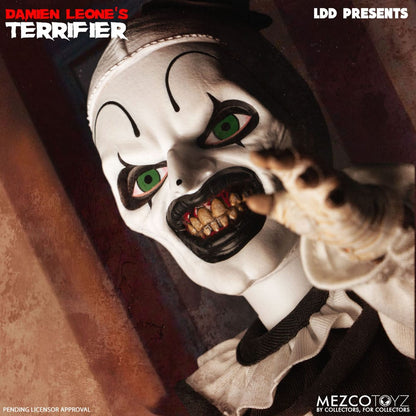 ART THE CLOWN TERRIFIER LDD PRESENTS MEZCO TOYZ 25 CM