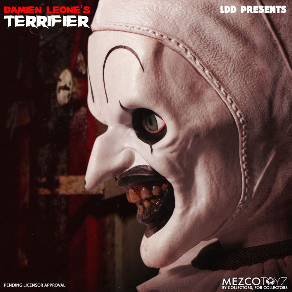 ART THE CLOWN TERRIFIER LDD PRESENTS MEZCO TOYZ 25 CM