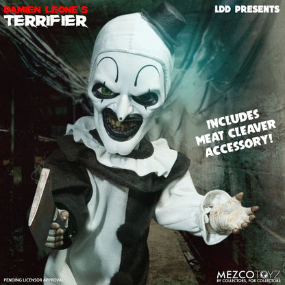 ART THE CLOWN TERRIFIER LDD PRESENTS MEZCO TOYZ 25 CM