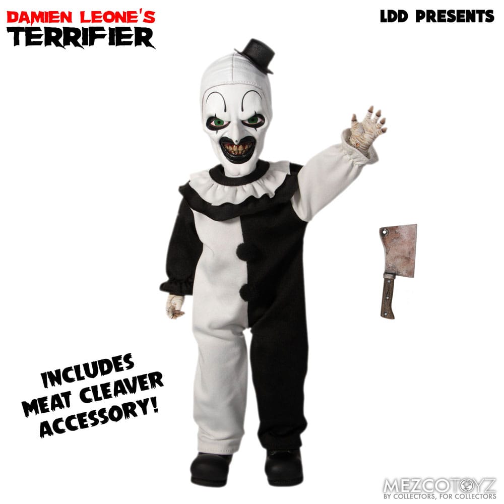 ART THE CLOWN TERRIFIER LDD PRESENTS MEZCO TOYZ 25 CM