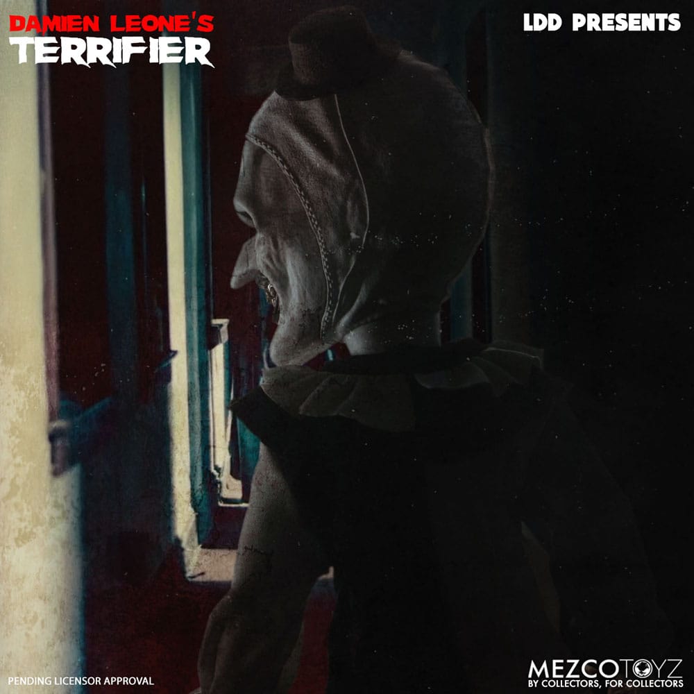 ART THE CLOWN TERRIFIER LDD PRESENTS MEZCO TOYZ 25 CM