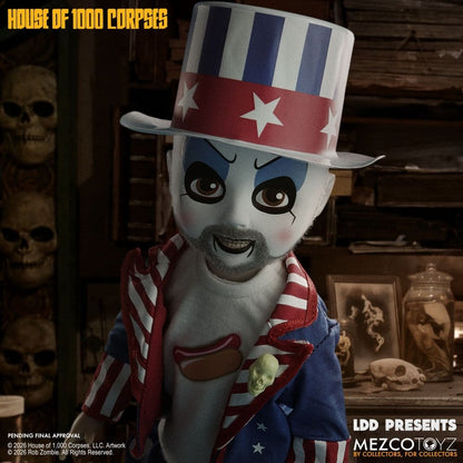 CAPTAIN SPAULDING LDD PRESENTS 25 CM – LA CASA DE LOS 1000 CADÁVERES – MEZCO TOYZ