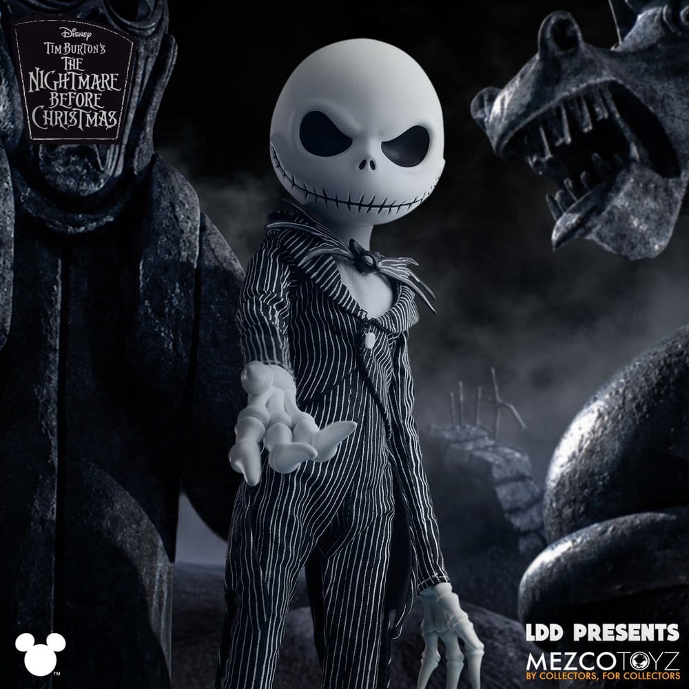 JACK SKELLINGTON PESADILLA ANTES DE NAVIDAD LDD PRESENTS MEZCO TOYZ FIGURA 25 CM