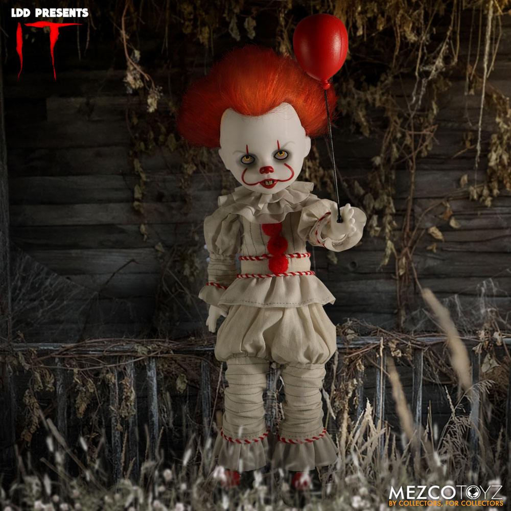 PENNYWISE IT LIVING DEAD DOLLS 25 CM MEZCO TOYZ