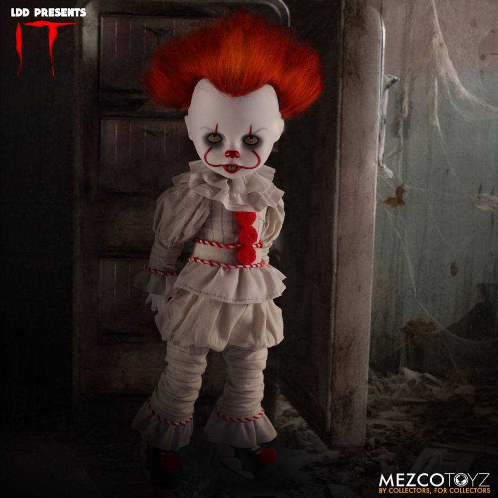 PENNYWISE IT LIVING DEAD DOLLS 25 CM MEZCO TOYZ