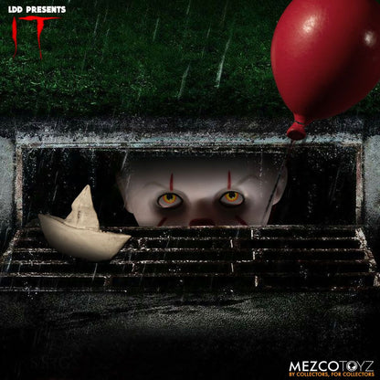 PENNYWISE IT LIVING DEAD DOLLS 25 CM MEZCO TOYZ