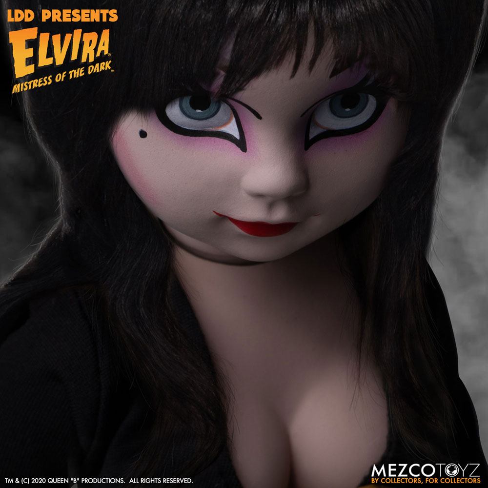 ELVIRA MISTRESS OF THE DARK LIVING DEAD DOLLS 25 CM MEZCO TOYZ