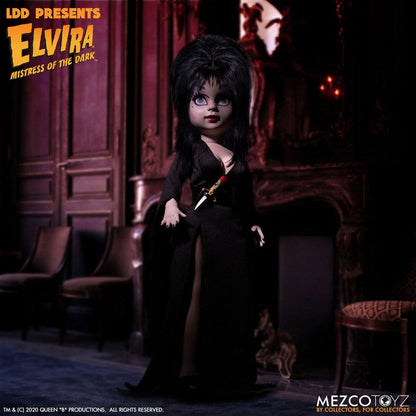 ELVIRA MISTRESS OF THE DARK LIVING DEAD DOLLS 25 CM MEZCO TOYZ