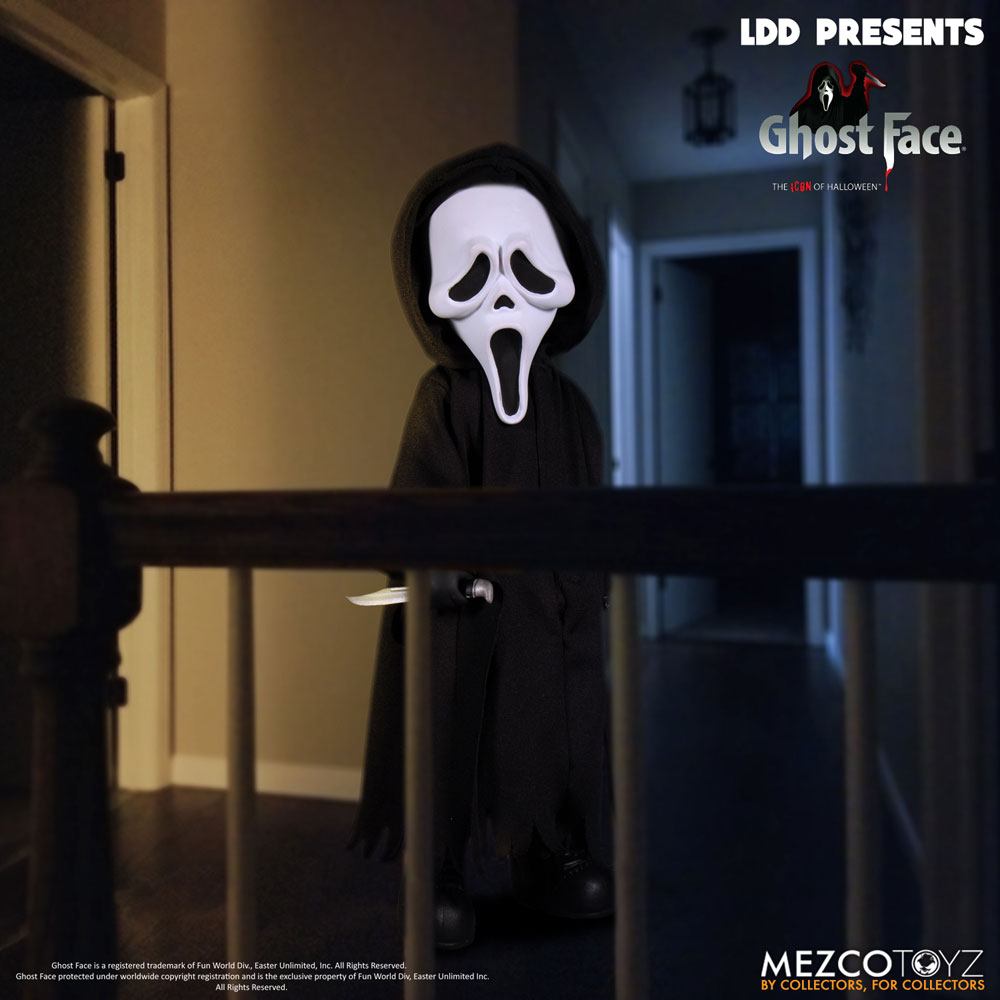GHOST FACE SCREAM LIVING DEAD DOLLS 25 CM MEZCO TOYZ