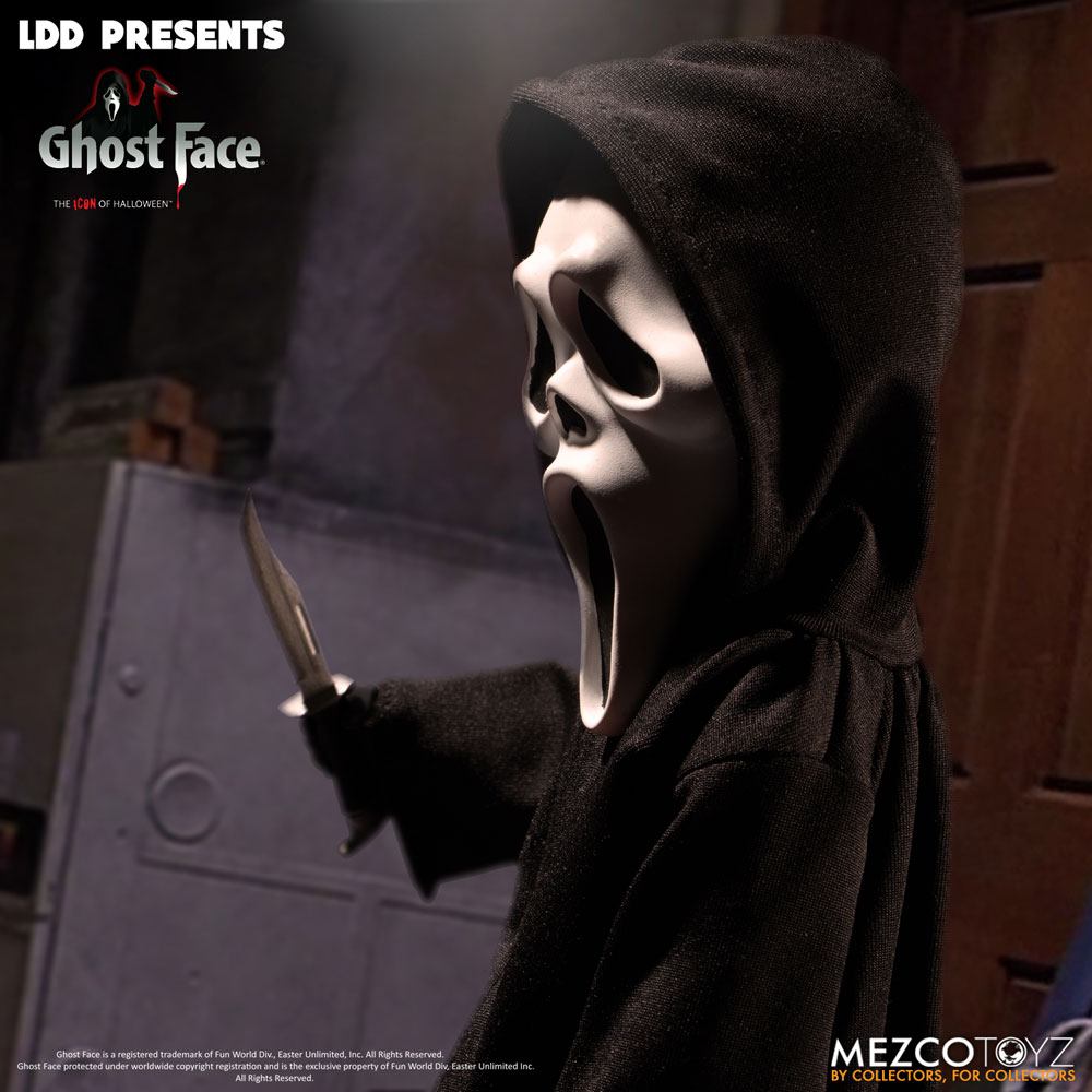 GHOST FACE SCREAM LIVING DEAD DOLLS 25 CM MEZCO TOYZ