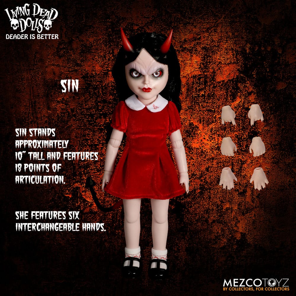 SIN LIVING DEAD DOLLS DEADFER IS BETTER MEZCO TOYZ 25 CM