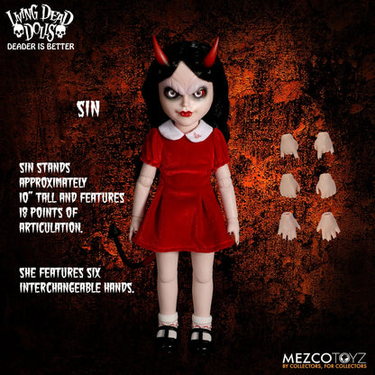 SIN LIVING DEAD DOLLS DEADFER IS BETTER MEZCO TOYZ 25 CM