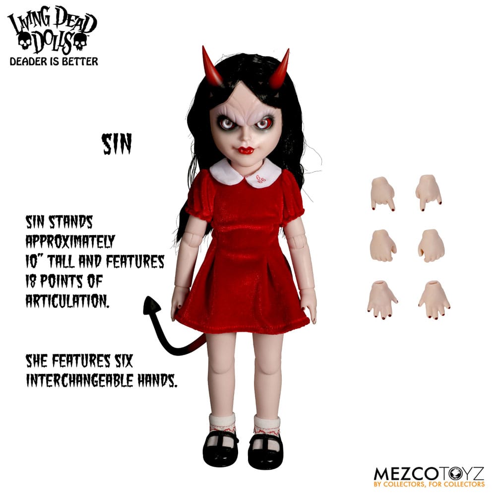 SIN LIVING DEAD DOLLS DEADFER IS BETTER MEZCO TOYZ 25 CM