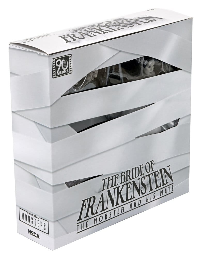 THE MONSTER & HIS MATE (B&W) – LA NOVIA DE FRANKENSTEIN 90TH ANNIVERSARY - NECA