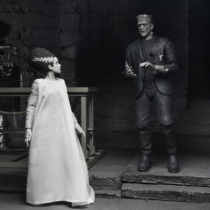 THE MONSTER & HIS MATE (B&W) – LA NOVIA DE FRANKENSTEIN 90TH ANNIVERSARY - NECA
