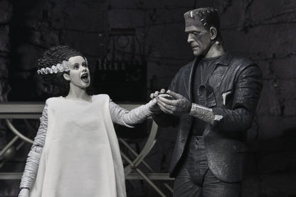 THE MONSTER & HIS MATE (B&W) – LA NOVIA DE FRANKENSTEIN 90TH ANNIVERSARY - NECA