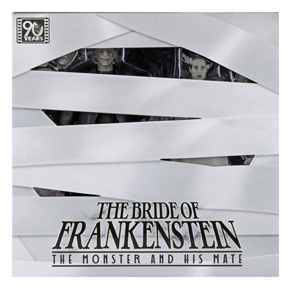 THE MONSTER & HIS MATE (B&W) – LA NOVIA DE FRANKENSTEIN 90TH ANNIVERSARY - NECA