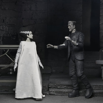 THE MONSTER & HIS MATE (B&W) – LA NOVIA DE FRANKENSTEIN 90TH ANNIVERSARY - NECA