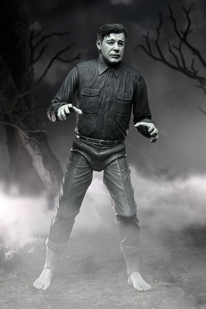 THE WOLF MAN BLACK & WHITE UNIVERSAL MONSTERS ULTIMATE NECA 18 CM