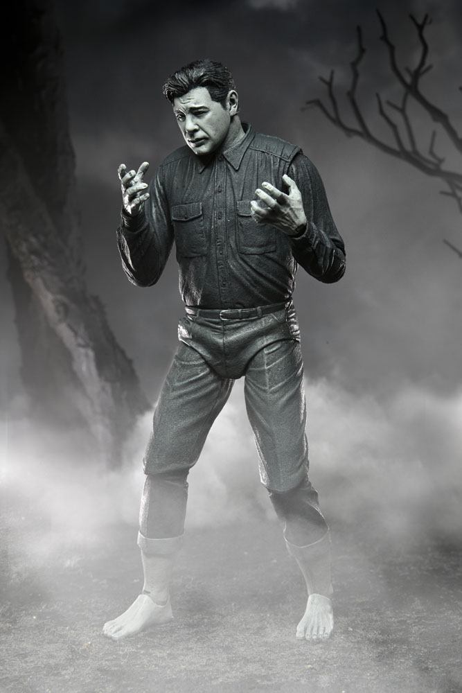THE WOLF MAN BLACK & WHITE UNIVERSAL MONSTERS ULTIMATE NECA 18 CM
