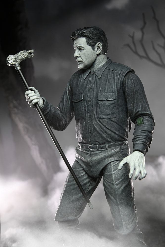 THE WOLF MAN BLACK & WHITE UNIVERSAL MONSTERS ULTIMATE NECA 18 CM