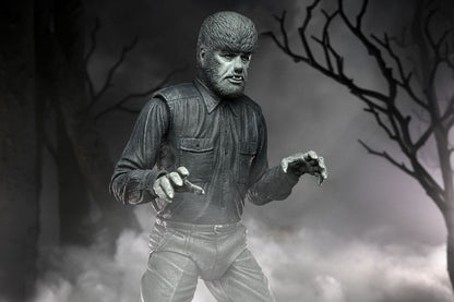 THE WOLF MAN BLACK & WHITE UNIVERSAL MONSTERS ULTIMATE NECA 18 CM