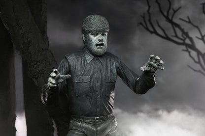 THE WOLF MAN BLACK & WHITE UNIVERSAL MONSTERS ULTIMATE NECA 18 CM