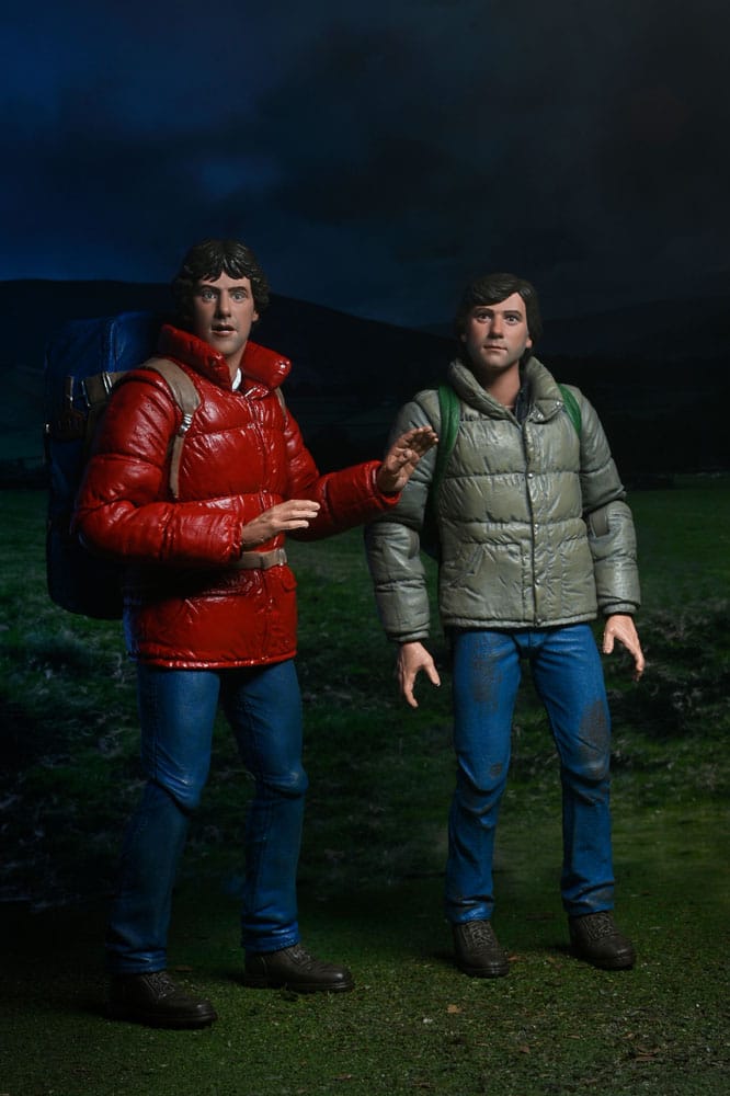 UN HOMBRE LOBO AMERICANO EN LONDRES – PACK 2 FIGURAS JACK & DAVID 18 CM (NECA – TERROR)