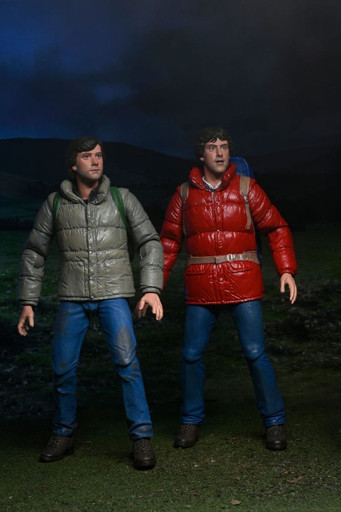 UN HOMBRE LOBO AMERICANO EN LONDRES – PACK 2 FIGURAS JACK & DAVID 18 CM (NECA – TERROR)