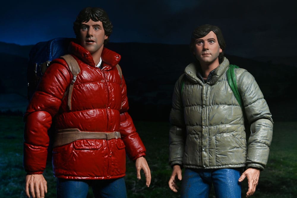 UN HOMBRE LOBO AMERICANO EN LONDRES – PACK 2 FIGURAS JACK & DAVID 18 CM (NECA – TERROR)