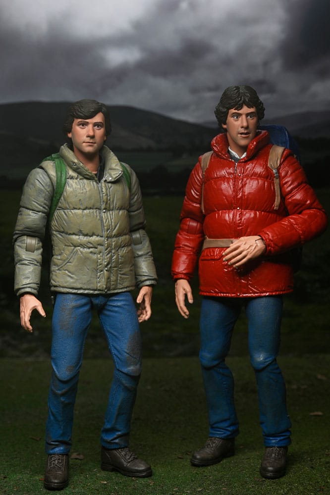 UN HOMBRE LOBO AMERICANO EN LONDRES – PACK 2 FIGURAS JACK & DAVID 18 CM (NECA – TERROR)