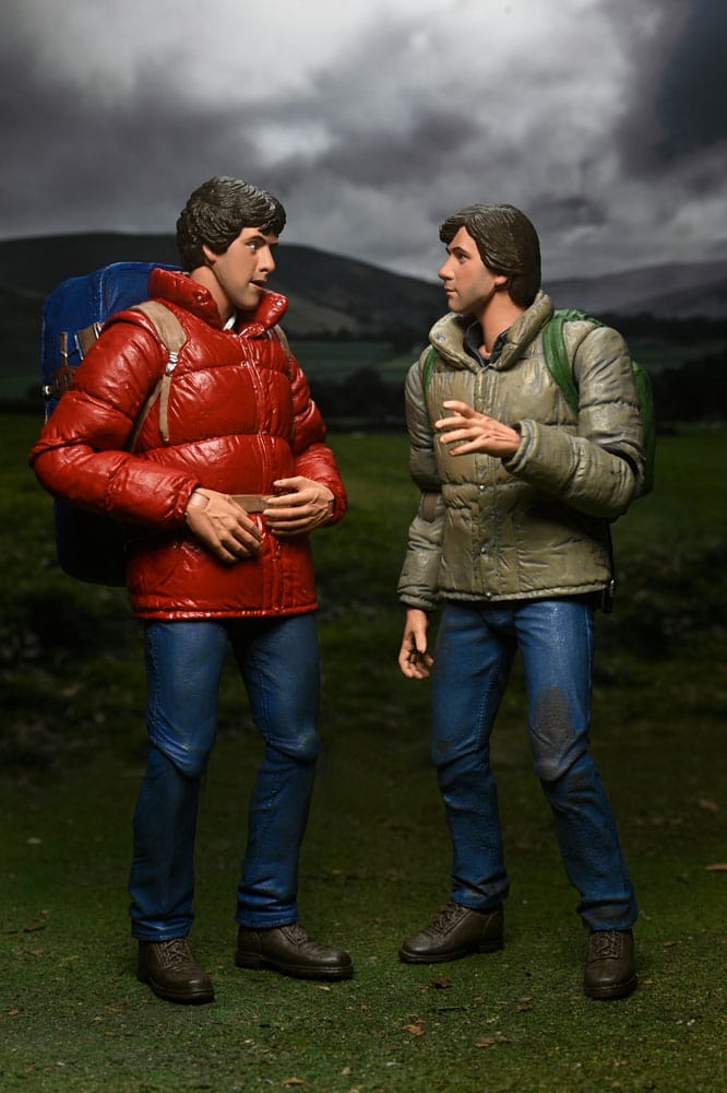 UN HOMBRE LOBO AMERICANO EN LONDRES – PACK 2 FIGURAS JACK & DAVID 18 CM (NECA – TERROR)