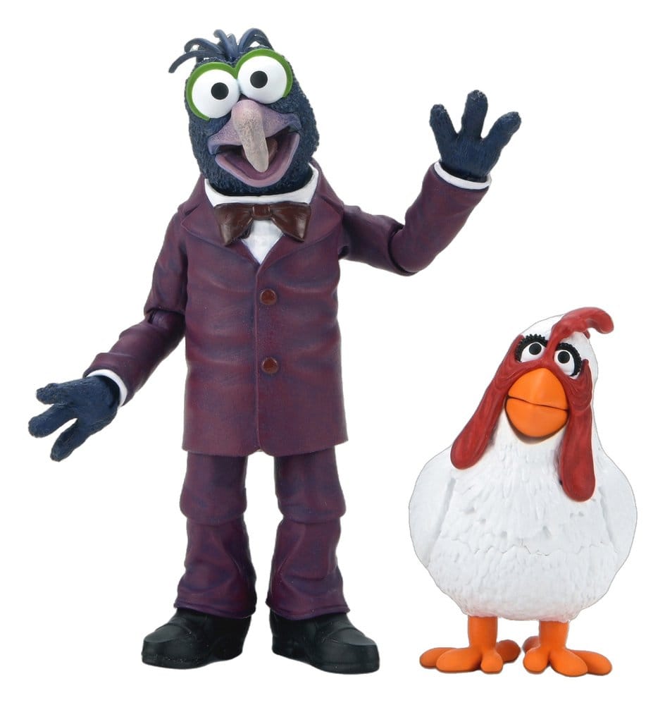 GONZO WITH CAMILLA THE MUPPETS ULTIMATE FIGURA 18 CM NECA