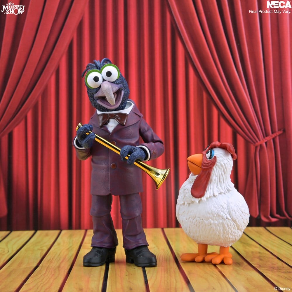 GONZO WITH CAMILLA THE MUPPETS ULTIMATE FIGURA 18 CM NECA
