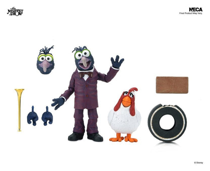 GONZO WITH CAMILLA THE MUPPETS ULTIMATE FIGURA 18 CM NECA