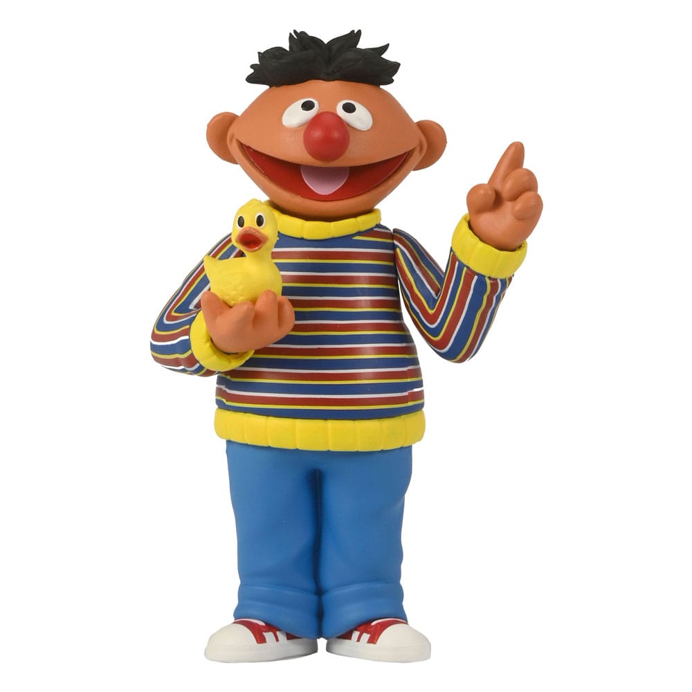 ERNIE – FIGURA TOONY CLASSICS 15 CM (NECA – SESAME STREET / BARRIO SÉSAMO)