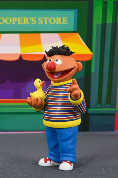ERNIE – FIGURA TOONY CLASSICS 15 CM (NECA – SESAME STREET / BARRIO SÉSAMO)