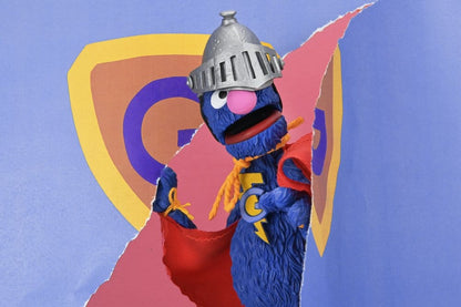 SUPER GROVER BARRIO SÉSAMO  – FIGURA ULTIMATE 18 CM – NECA SESAME STREET