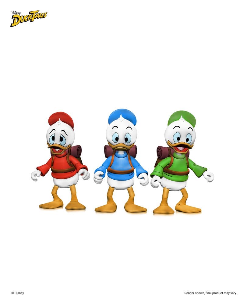 HUEY, DEWEY & LOUIE – DUCKTALES PACK DE 3 FIGURAS ULTIMATE 18 CM (NECA – DISNEY)