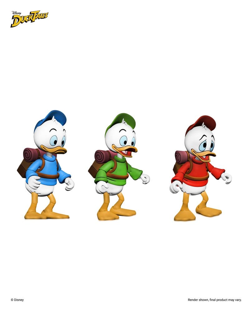 HUEY, DEWEY & LOUIE – DUCKTALES PACK DE 3 FIGURAS ULTIMATE 18 CM (NECA – DISNEY)