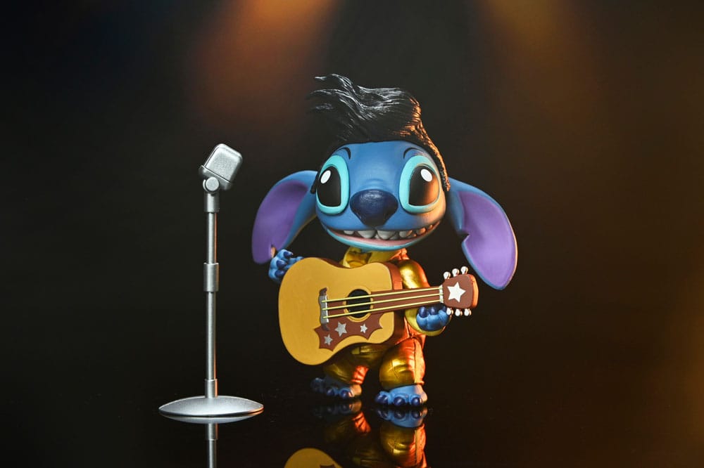 ULTIMATE GOLD SUIT ELVIS STITCH – FIGURA 18 CM – LILO & STITCH – NECA