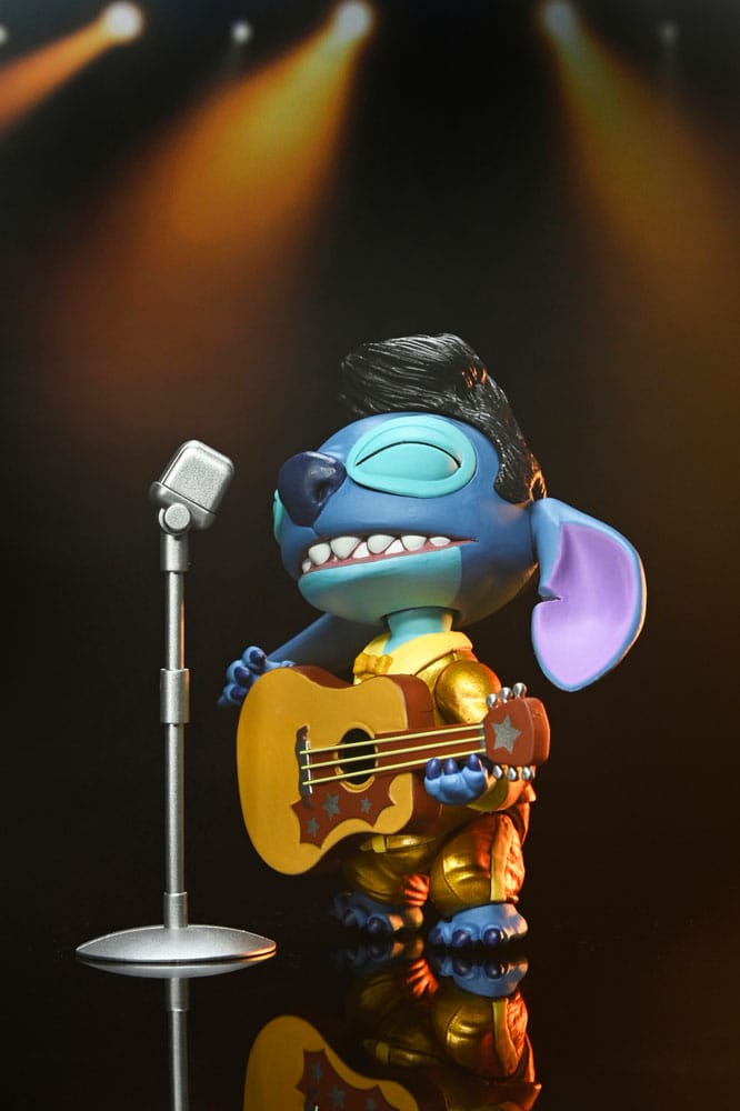 ULTIMATE GOLD SUIT ELVIS STITCH – FIGURA 18 CM – LILO & STITCH – NECA